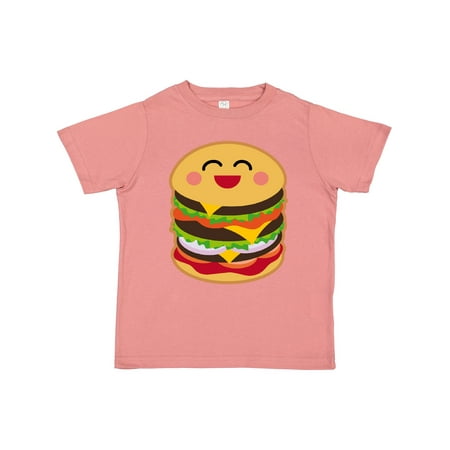 

Inktastic Hamburger Kawaii Boys or Girls Toddler T-Shirt