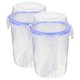 thumbnail image 1 of Oatmeal Containers With Lids Overnight Oats Jars Portable Sealed Food Container 10.2X10.2X14CM 2Pcs, 1 of 5