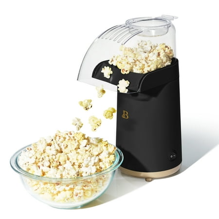 Beautiful Hot Air Popcorn Maker Black Sesame by Drew Barrymore