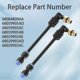 thumbnail image 5 of 2PCS Suspension Elbow Air Strut Repair Kits with Hoses for Jeep Grand Cherokee 2011-2020,Replace: 68084809AA, 5 of 5