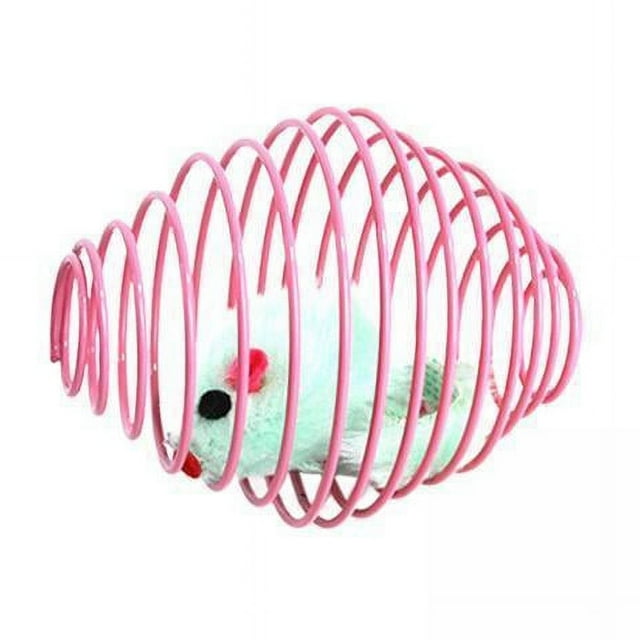 TISHITA 2-4pack Interactive Cat Toys Colorful Playful Coils Spring Toy for Kitten Cat 2 Pcs