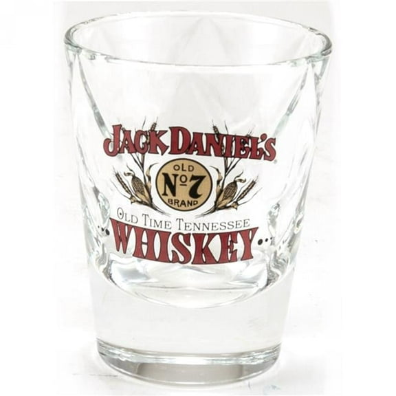Jack Daniels 844687 2.5 oz Jack Daniels Old Time Whiskey Double Old Fashioned Shot Glass