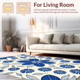 thumbnail image 2 of Ultra Soft Area Rug, Sapphire Isle Floral, Non Slip, Stain Resistant, Washable Area Rugs for Living Room, Bedroom(Ivory, 2X3), 2 of 8