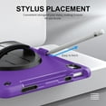 thumbnail image 5 of Case for iPad 10th Generation 10.9 inch 2022, Dual Layer Full Body Tough Rugged Case with 360° Rotatable Kickstand, Hand/Shoulder Strap for iPad 10, 5 of 7