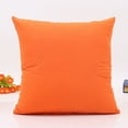 thumbnail image 1 of HEVIRGO Home Room Sofa Bed Decor Solid Color Throw Pillow Case Square Cushion Cover, 1 of 10