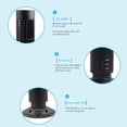 thumbnail image 5 of Gonetre Enfriador de aire portátil, ventilador vertical sin aspas, ventilador de aire acondicionado de escritorio USB, miniventilador de torre de refrigeración para oficina en casa, 5 of 5