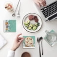 thumbnail image 1 of RYLABLUE Merry Christmas Set of 6 Coaster for Drinks, Absorbent Ceramic Stone Coasters Cup Mat with Cork Base for Home Kitchen Room Coffee Table Bar Decor, 1 of 4