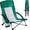 BC-Green, variant on Bigleap Portable Beach Chair, Low Heavy Duty Camping Chair with Carry Bag, Breathable Mesh Lawn Chair for Outdoor, Travel, Festival, Black