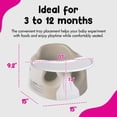 thumbnail image 2 of Silla de piso para bebé Bumbo con bandeja, taupe, para 3 a 12 meses, 2 of 9