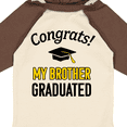 thumbnail image 4 of Inktastic Congrats My Brother Graduated with Cap Boys or Girls Long Sleeve Baby Bodysuit, 4 of 5