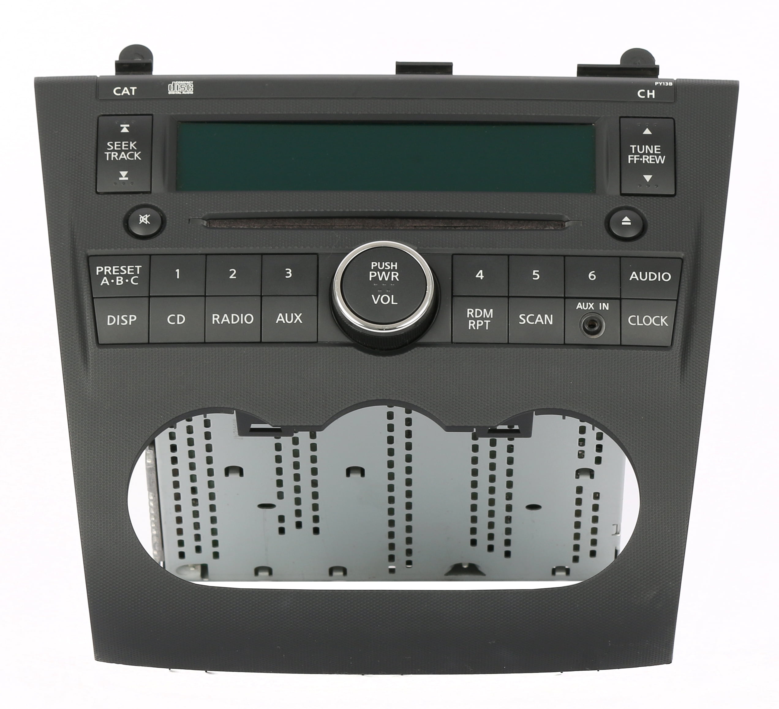 Restored Nissan Altima 2007-2009 AM FM Single CD Radio w Aux Input 28185JA000 Face PY13B (Refurbished)