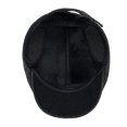 thumbnail image 3 of Gorra plana de invierno para hombre con orejeras, mezcla de lana, estilo Gatsby, 3 of 3