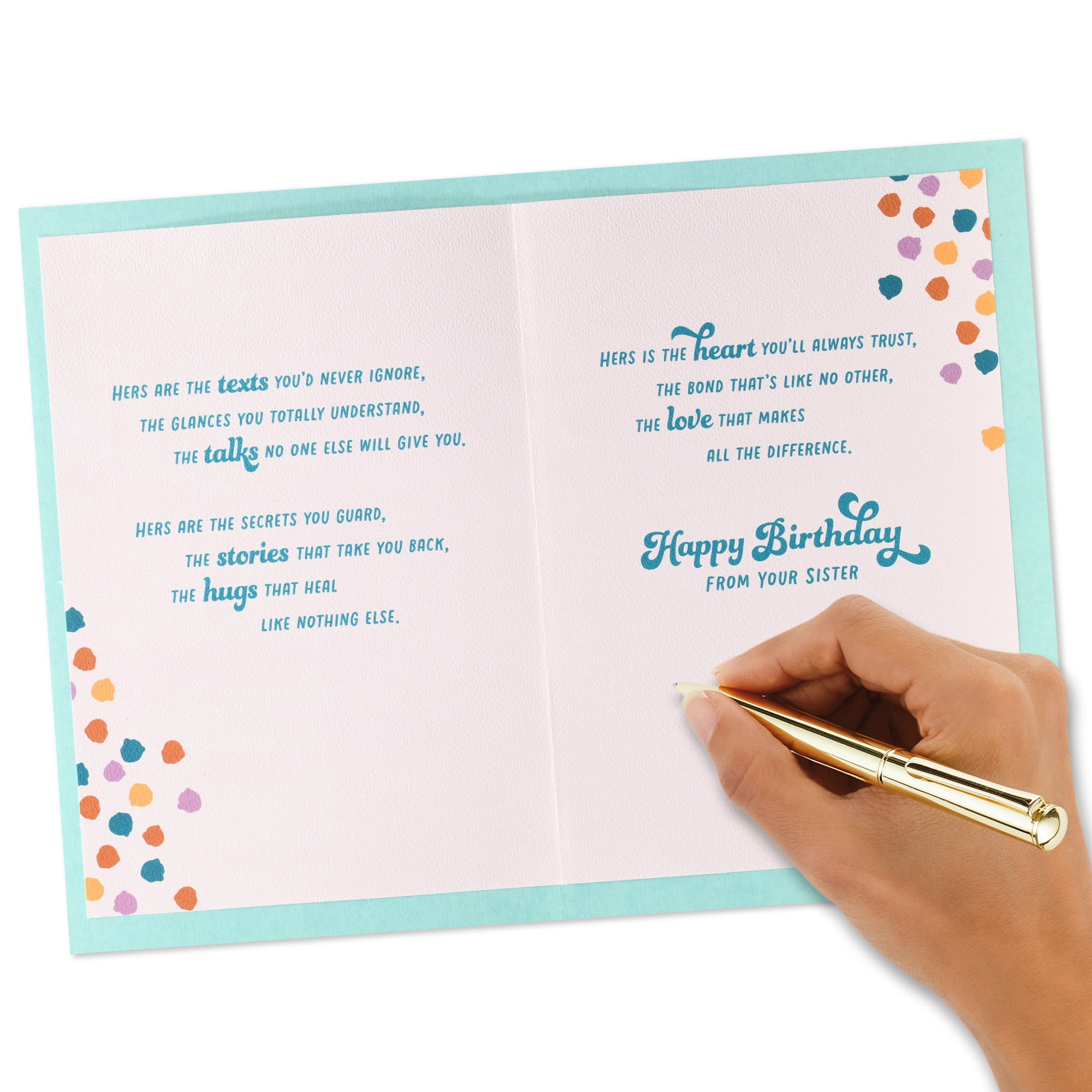 Hallmark Birthday Card for Sister from Sister (Bond That's Like No Other)