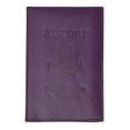 thumbnail image 4 of menswallet Genuine Leather USA Passport Cover, Holder and Case for International Travel 151 CF USA BLIND (C) Red, 4 of 7