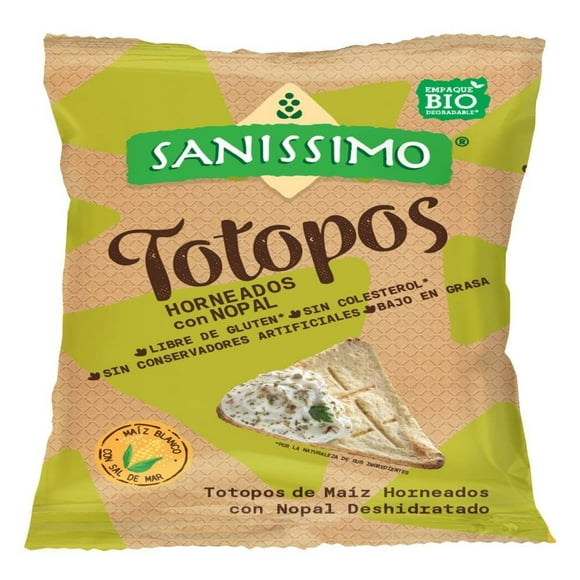 Totopos Sanissimo nopal 200 g