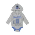 thumbnail image 3 of Star Wars Darth Vader R2-D2 Chewbacca Newborn Baby Boys 3 Pack Costume Bodysuits Newborn to Infant, 3 of 5