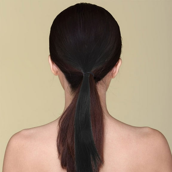 OULII 2Pcs Seamless Black Hair Extension Pad for Volume Boosting and Natural Look