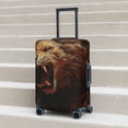 thumbnail image 6 of Rateoe Cool Flame Lion A Printed Luggage Cover, Suitcase Protector Fits 18-32 Inch Luggage-Large, 6 of 7