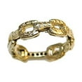 thumbnail image 3 of Chain Link Ring 14k Solid Yellow Gold!!, 3 of 5