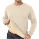 thumbnail image 1 of pstuiky camisas de manga larga para hombre, Blusas holgadas de manga larga con cuello redondo, informales, cálidas y gruesas, de color liso, fáciles de usar, para hombre xxxl, 1 of 8