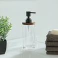 thumbnail image 6 of Better Homes & Gardens Acacia Wood Accented Glass Soap Pump, 6 of 8