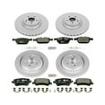 thumbnail image 2 of Power Stop Front and Rear Euro-Stop ECE-R90 Certified Brake Pad and Rotor Kit ESK5703 Fits 2015 Volvo XC60, 2 of 5