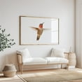 thumbnail image 4 of Male Ruby-Throated Hummingbird - Photography Bird Wildlife Nature Animal Minimalist Insect Unframed Wall Art Print 40 x 60 inches, 4 of 7