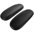 thumbnail image 4 of 2pcs Silla de oficina Apoyabrazos Universal PU Cuero Reemplazo Silla Almohadillas (Negro), 4 of 7