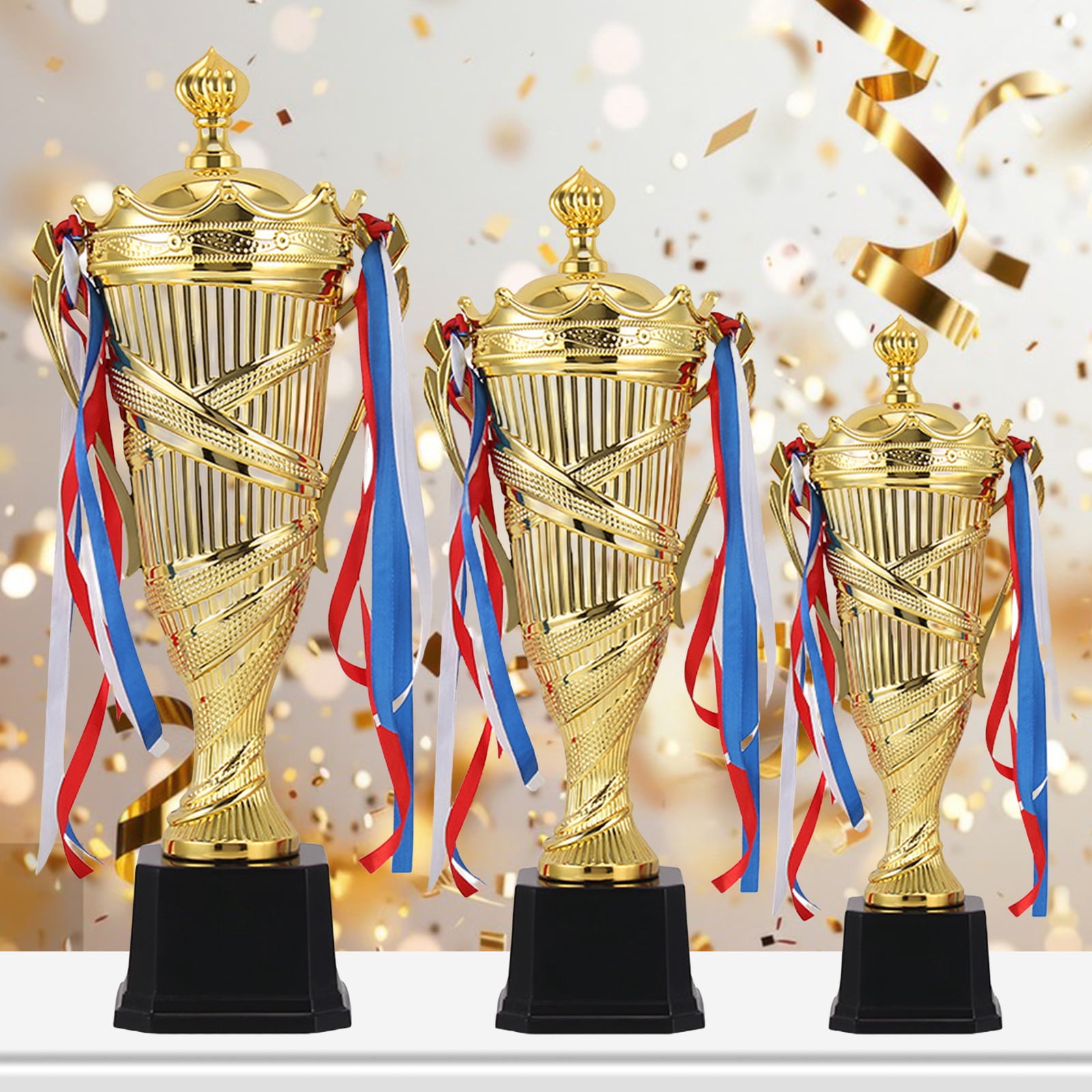Delicate Small Sports Trophies Cup Accessory for Sports Competitions and Event Awards with Smooth Rounded Corner