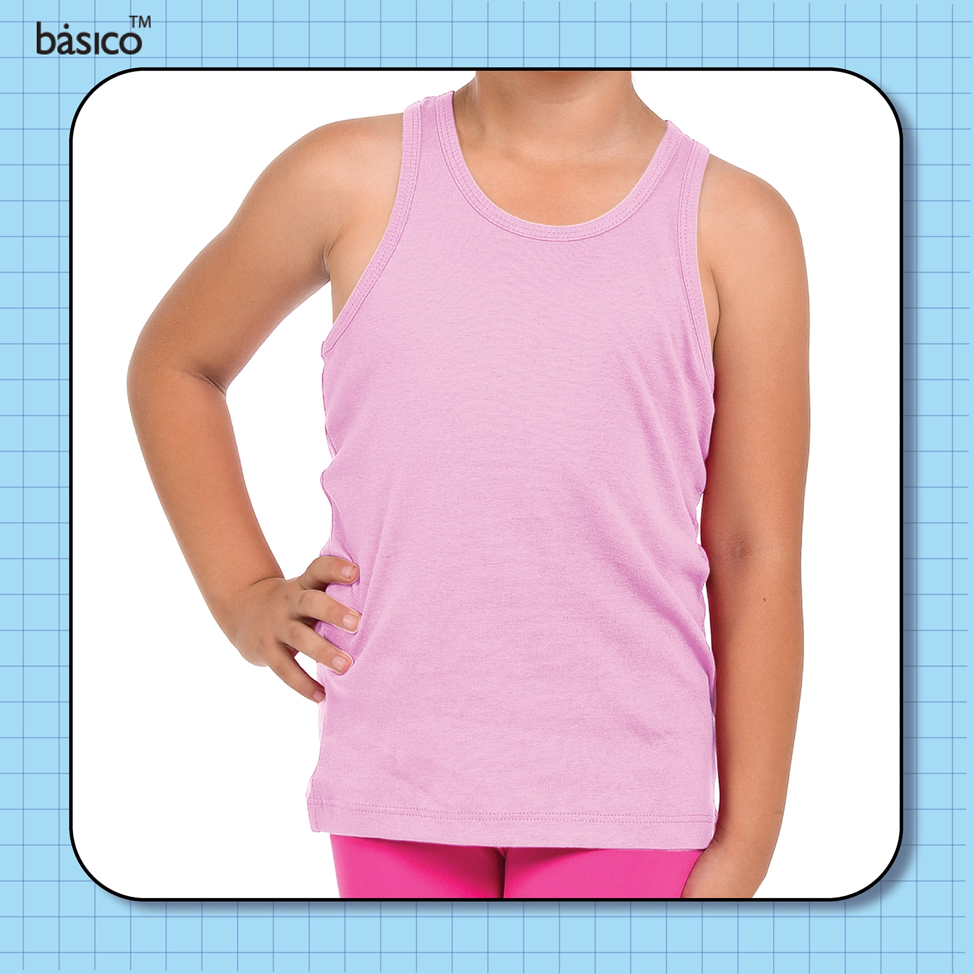 12 Pack Toddler Tank Tops Girls Pink Tank Top Pack Racerback