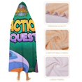 thumbnail image 4 of Cyberchase Manta Capa con Capucha Anti-Bolitas, Manta de Lana Ártica Suave, Manta Portátil de Felpa Ligera y Lujosa, Poncho para Siesta en Casa y Oficina, 100*130cm, 4 of 6