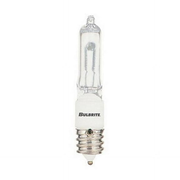 Bulbrite 610152 Q150FR-MC 150-Watt Dimmable Halogen JD Type T4- Mini-Candelabra Base- Frost - Pack of 5