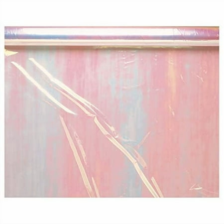 Stunning Opal Iridescent Cello Wrap - 10' x 30" Sheets (Pack of 1 Roll) - Perfect for Gifts, Baskets, & Crafts - Unique Shimmer Effect