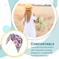 thumbnail image 4 of Qarigey Turbante Nudo Sombrero Protección solar Cómodo Estampado floral Elástico Accesorios para peinados Pérdida Bonnet Mujeres Diademas Type7 NO7, 4 of 6