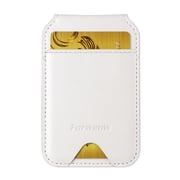 for Google Pixel 8 Case Wallet with Card Holder for Women Men Compatible with Magsafe Wallet Detachable Magnetic 2 in 1 Stand Credit Card Slots PU Leather Shockproof Phone case-Off, White