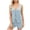 Blue, variant on Summer Womens 2 Piece Sets Outfits V-Neck Sleeveless Lactation Tank Tops Blouse Elastic Waist Shorts Knitted Khaki Lounge Sets S-XL