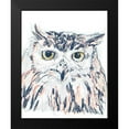 thumbnail image 2 of Vess, June Erica 12x14 Black Modern Framed Museum Art Print Titled - Funky Owl Portrait III, 2 of 5