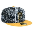 thumbnail image 3 of Men's New Era Black Pittsburgh Pirates Sands 59FIFTY Fitted Hat, 3 of 6