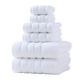 thumbnail image 2 of Back To School Supplies Sale,Bath Towel Sets for Bathroom,Cotton 6 Piece Towel Set,Soft Absorbent Turkish Towels for Bathroom,2 Bath Towels 2 Hand Towels 2 Washcloths for Bathroom,Gym,Hotel,Spa, 2 of 9