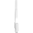 thumbnail image 3 of 96"W x 28"H x 2"D x 6"F, 7/12 Pitch, Ericson Architectural Grade PVC Gable Bracket, 3 of 8