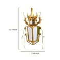 thumbnail image 2 of Unicorn Bug Beetle Mirror Glam Safari Gallery Wall - Silver, 2 of 5