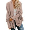 thumbnail image 2 of Cardigan For Women Bat Sleeve Long Sleeve Knitting Sweater Lightweight Cardigans, 2 of 5