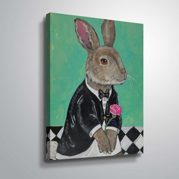 ArtWall The Bachelor, Gallery Wrapped Canvas by Holly Wojahn