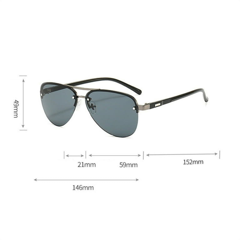 All Match Sunglasses Men UV Protection Anti Glare Big Frame Glasses Unisex  Daily Use for Men and Women Green Gray
