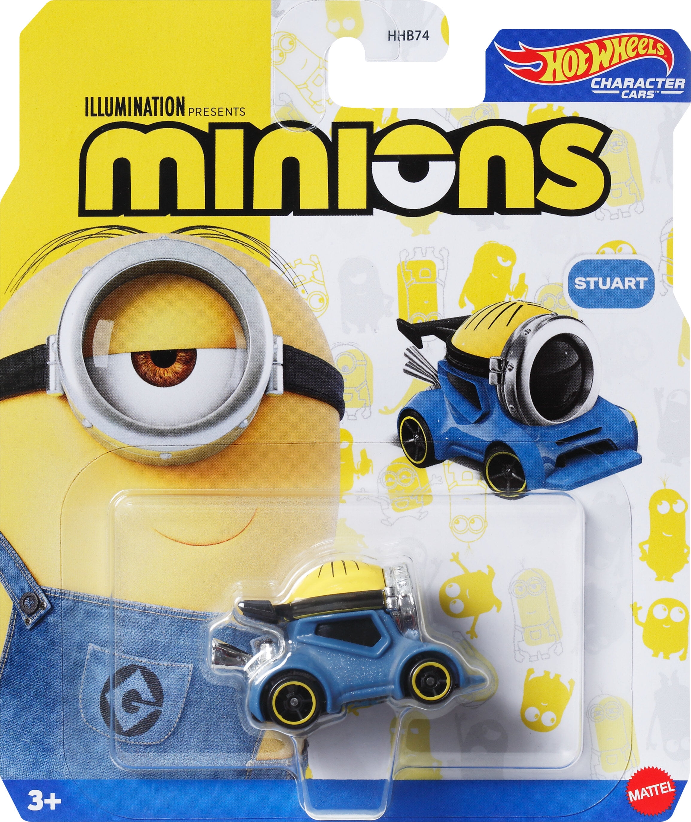 Hot Wheels Despicable Me 3 Minion Tom Character Car - Walmart.com