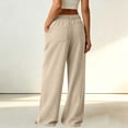 thumbnail image 6 of ClodeEU Women's Corduroy High Waist Wide Leg Pants,Casual Loose Trousers with Pockets ,Women's Plus L, 6 of 7
