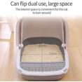 thumbnail image 3 of Automatic Closed Large Cat Litter Box Self-Cleaning Sand Toilet Training Kit Splash Proof Cat Toilet with Scoop for Cats Products (Color : Blue), 3 of 7