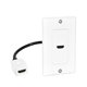 thumbnail image 1 of Newhouse Hardware HDMIWP-WH-05 Placa de pared HDMI, color blanco, paquete de 5, 1 of 1