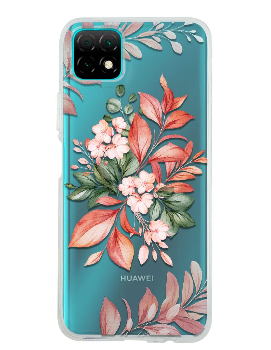 Funda Transparente XINYEXIN Para Huawei Nova 9 SE - Con Diseño Floral, Protección Contra Golpes, TPU Flexible