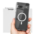 thumbnail image 5 of Encased Magnetic Case Designed for Google Pixel 7a - Compatible with MagSafe Charging & Accessories (Clear), 5 of 5